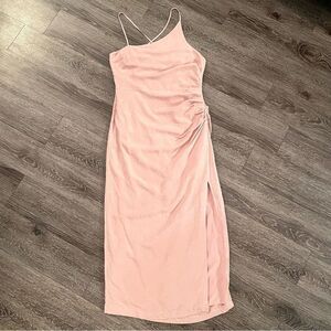 Anthropologie side cinched maxi dress